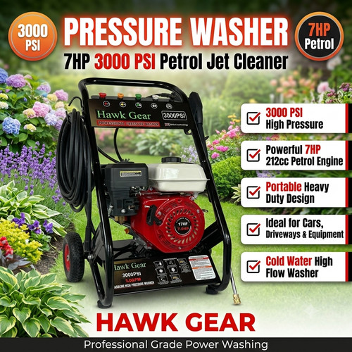 Power petrol pressure - power, washer
