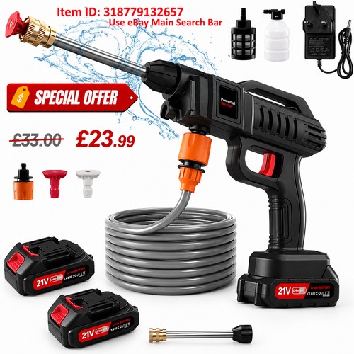 Cordless jet pressure washer - cordless,