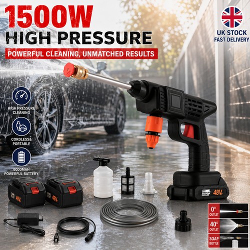 Portable cordless power - cordless, washer